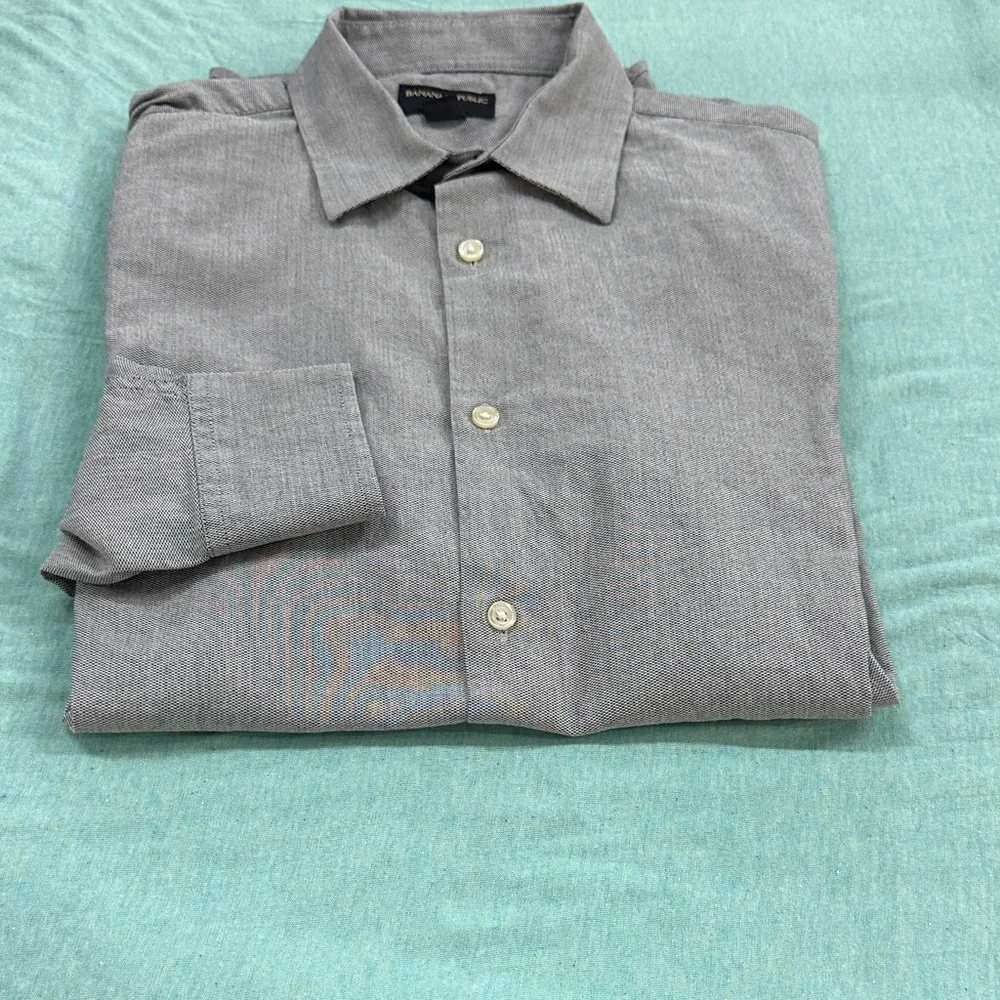 Banana Republic Men's Casual Button Down Shirts - bundle of 7 shirts